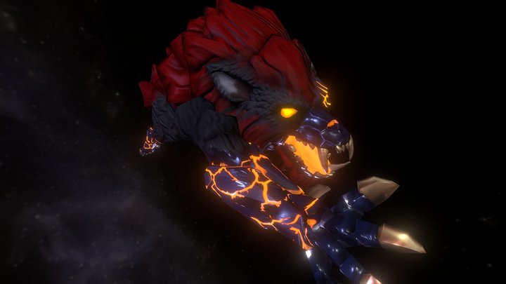 FORM OF THE HELLWOLF 3D Model