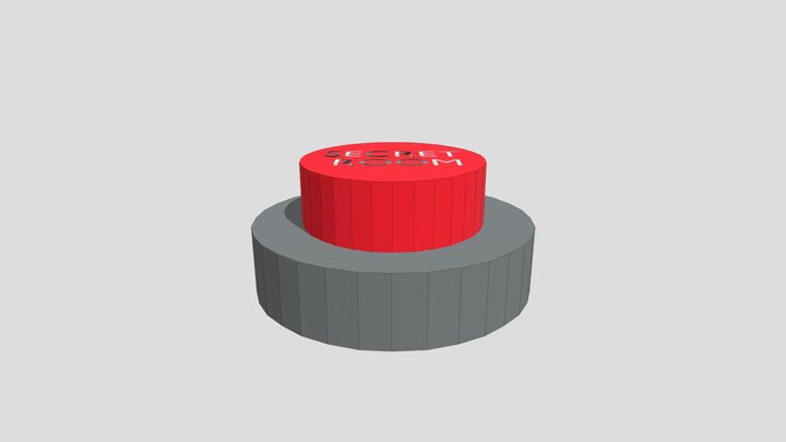 Button 3D Model