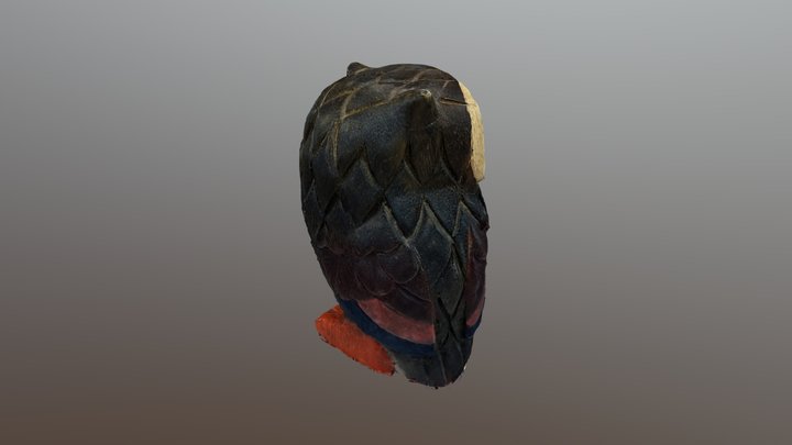 3D Scanned Owl 3D Model