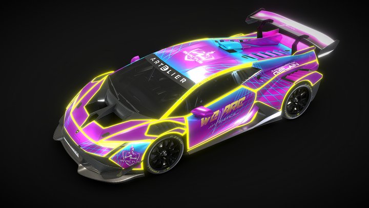 LAMBORGHINI SUPER TROFEO HURACAN EVO 2 3D Model