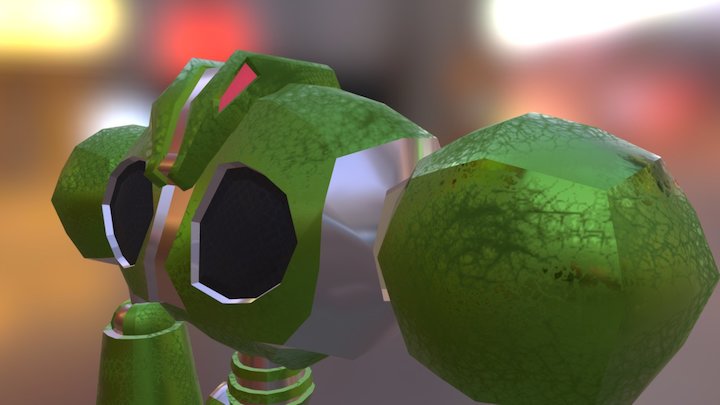Robot Rough Snek Textures 3D Model