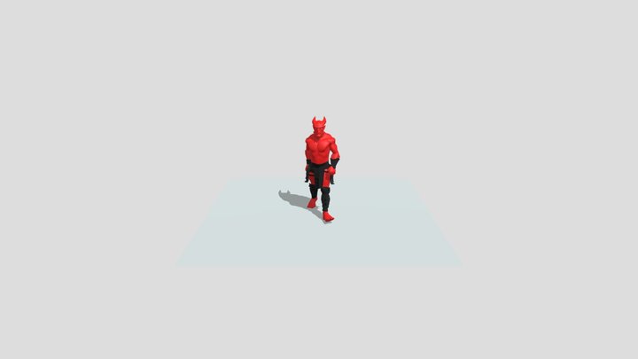 ANI203 Demon King Assessment 3 Animation 3D Model