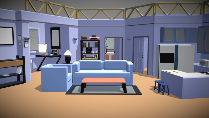 Jerry’ Place (Seinfeld TV Series) 3D Model