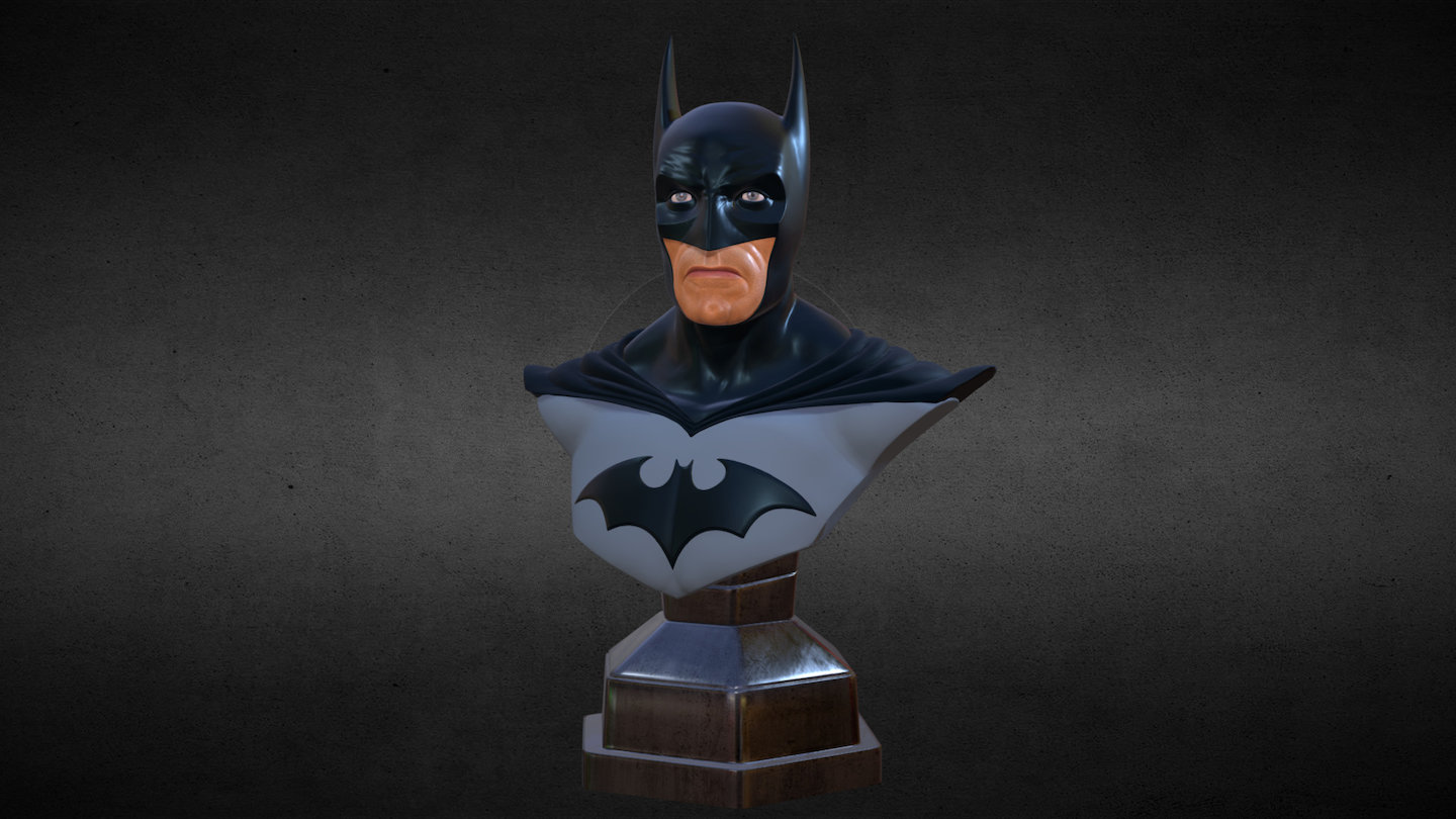 Batman Bust - 3D model by mcebas (@mcebas) [c508d54]