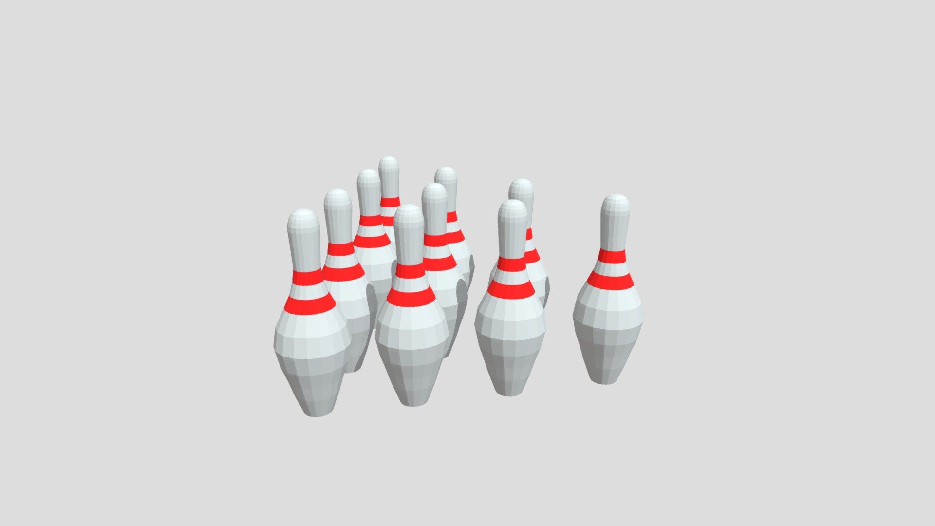 Bowling pins from Poly by Google
