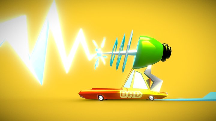 Car-ZapAttack 3D Model