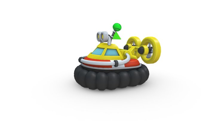 RC Hovercraft 3D Model