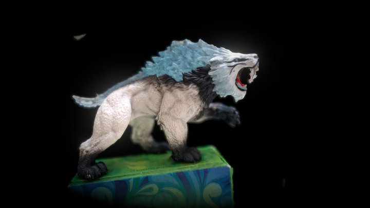 Ice Wolf (Created with Reality Scan on iPhoneXR) 3D Model