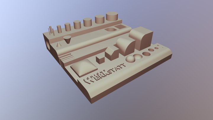 Kalibrierplattform 0.8 3D Model