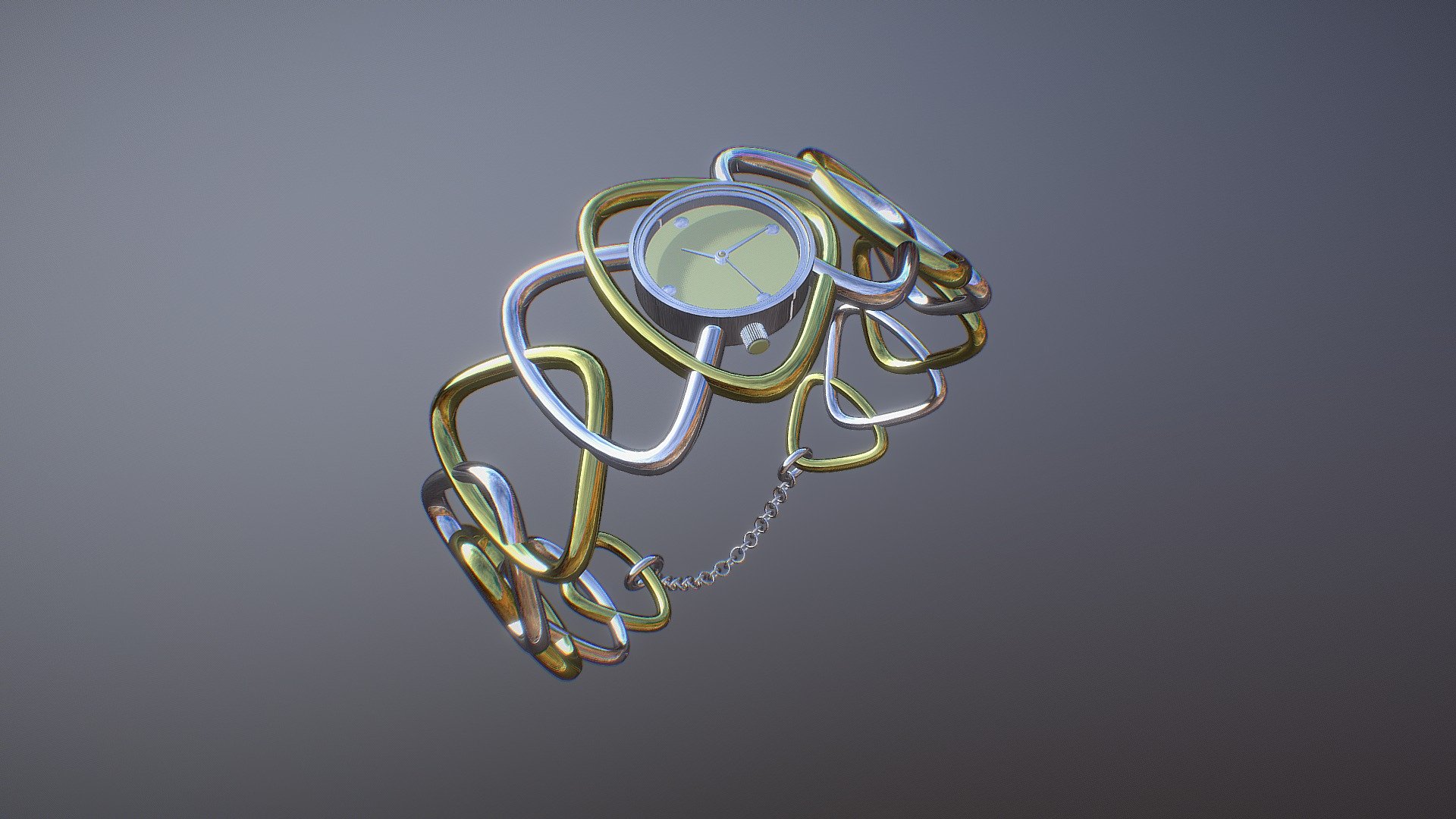 Watch Bangle - 3D model by hector77 (@hectorcruzmendoza77) [c50dab7 ...