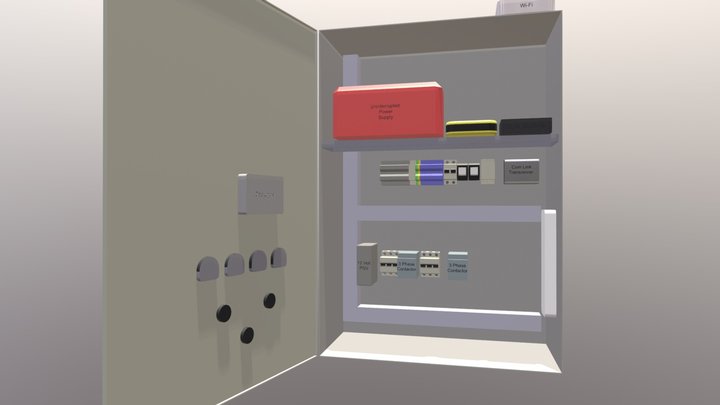 Control Panel 3D Model