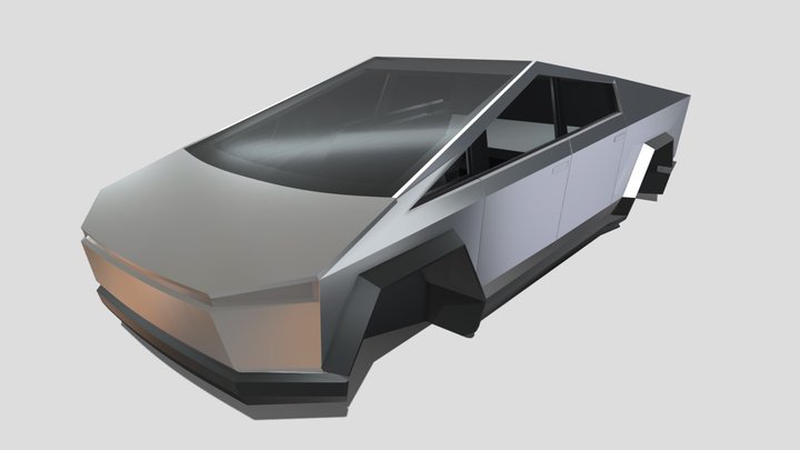 Tesla Cybertruck Cover 3D Model