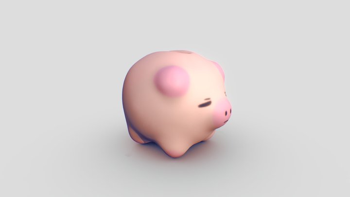 Piggy Bank 3D Model