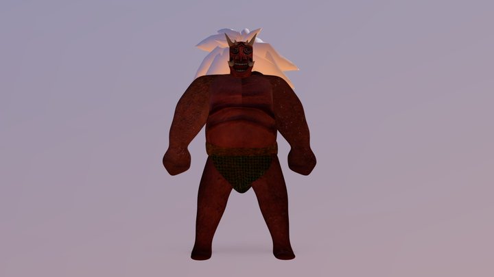 Oni Charater 3D Model