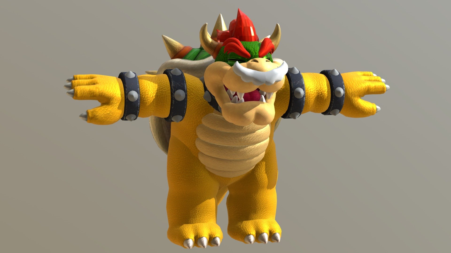 Bowser - Download Free 3D model by Yakusokusen [c510b46] - Sketchfab