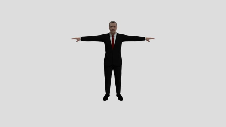 Recep Tayyip Erdogan 3d model 3D Model