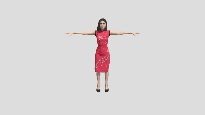 emma watson 3d model free to use 3D Model