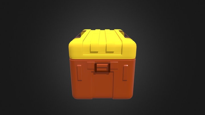 Sci-fi crate 3D Model