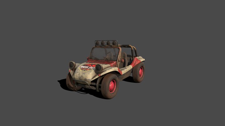 jurrassic_Park_Buggy 3D Model