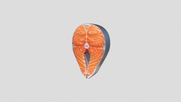 salmon face sculpture 3d model – Kostenloses 3D-Modell STL