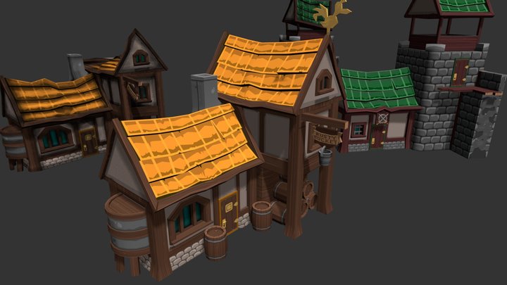 TGF Specialty Buildings 3D Model