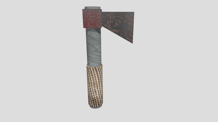 Primitive Axe 3D Model