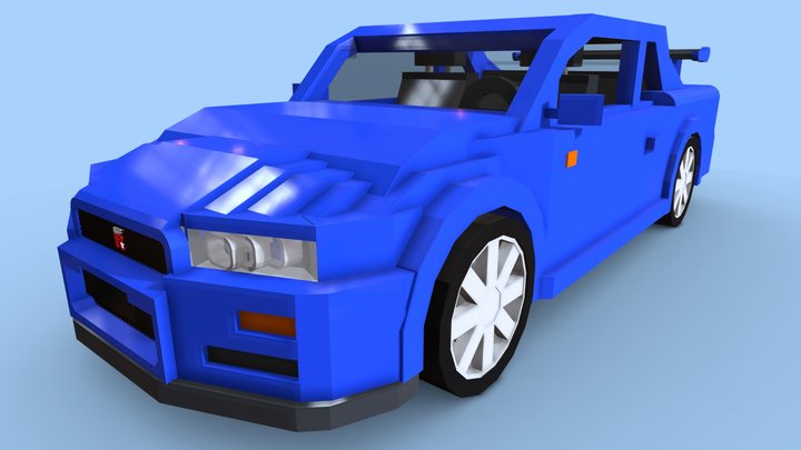 Cars Minecraft A 3d Model Collection By Lx9ine Lx9ine