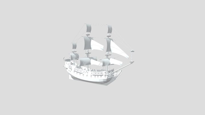 Dutch Galleon 3D Model