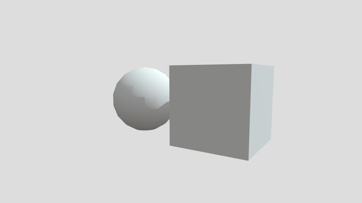 SPHERE And CUBE 3D Model