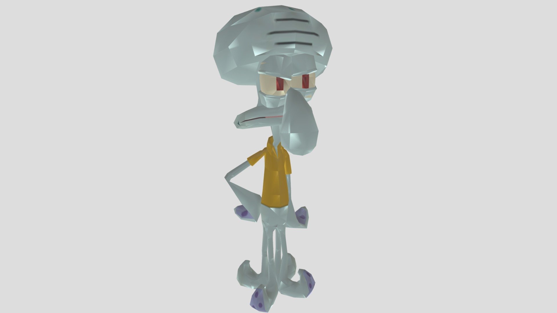 GameCube-Squidward Tentacles - 3D Model By Sajin Mickey Firey Fan 1342 ...