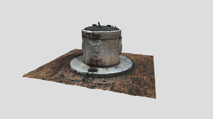 Pozzo Cannaregio Campiello Ca' Pesaro 3D Model