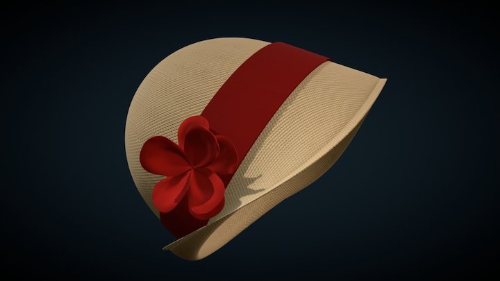 Cloche Hat 3D Model