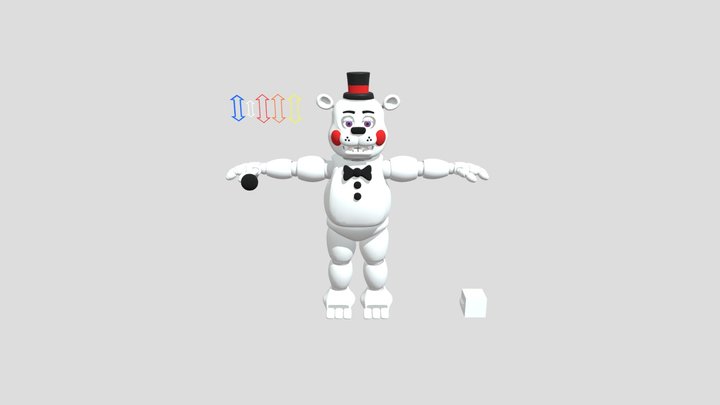 Movie Toy Freddy Opt 3D Model