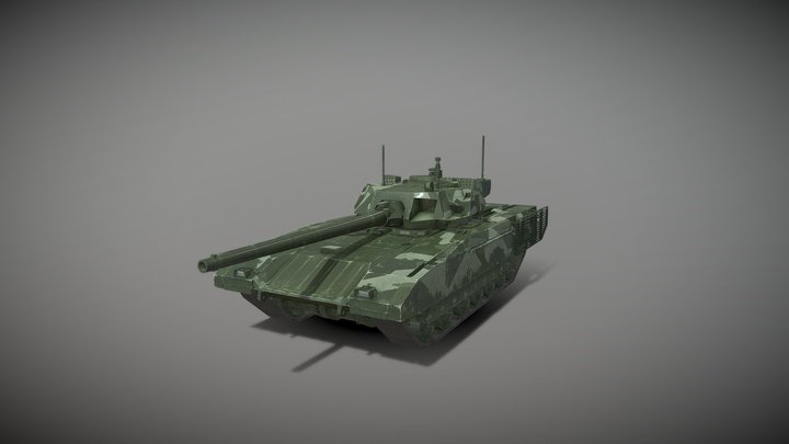 T-14 Armata 3D Model