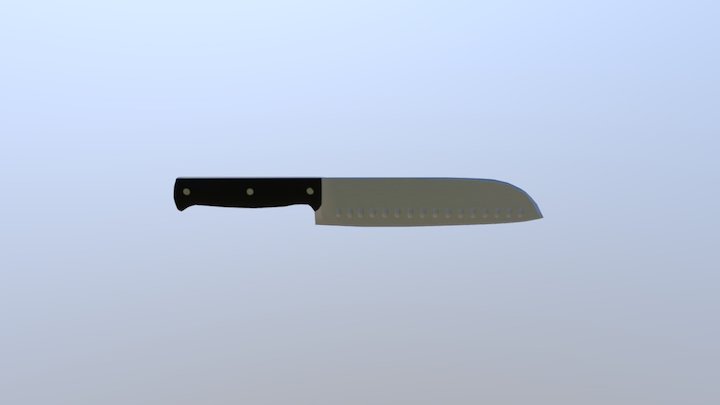 Kitchen Knife 3D Model