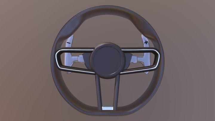 Steering wheel 3D Model
