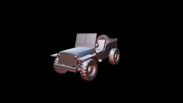 Jeepkeyshotobj 3D Model