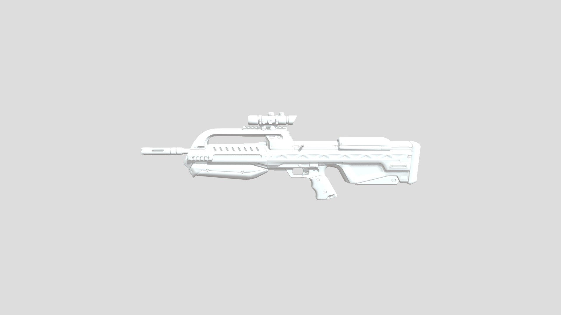 Halo Infinite Battle-Rifle - 3D Model By Daanishmufti [c51e454] - Sketchfab