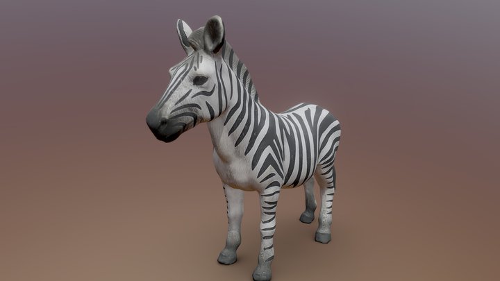 Zebra 3D Model