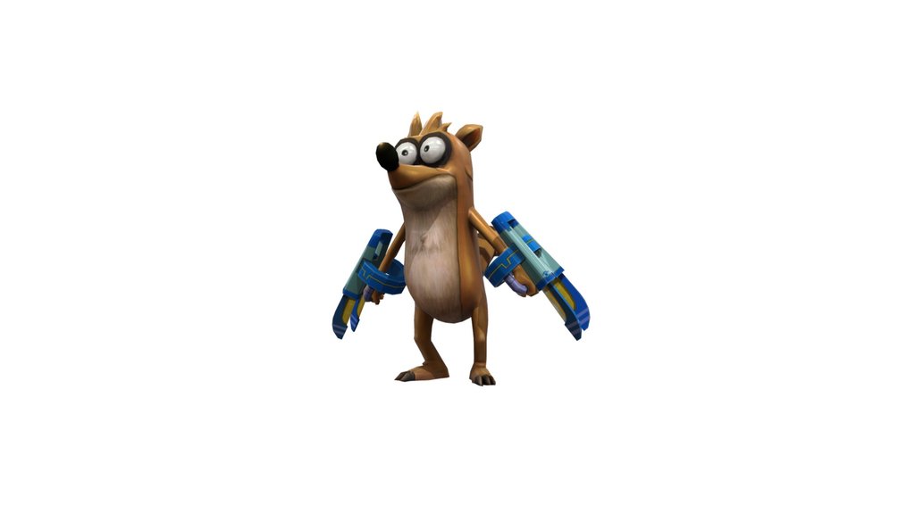 Cartoon Network Fusionfall- Rigby