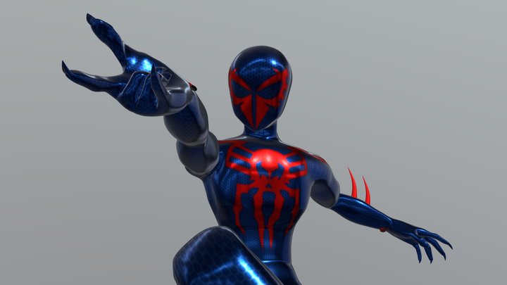 Spectacular Spider - Man 2099 3D Model