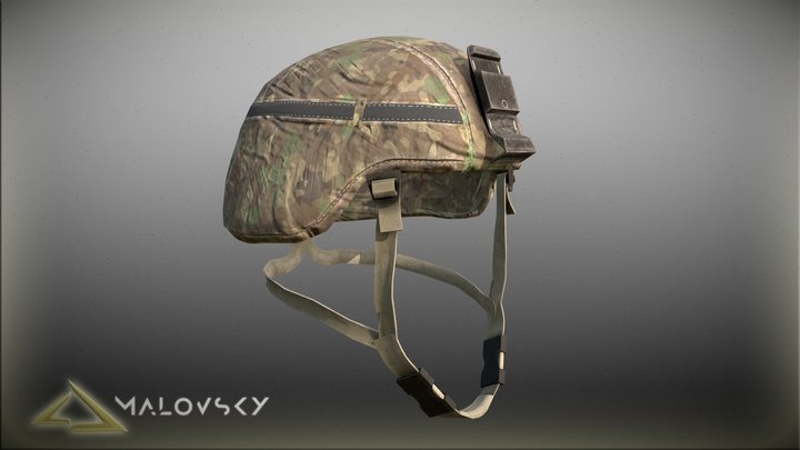 Military Helmet 3D Model