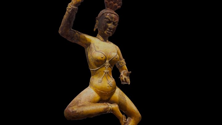 Dakini ardha-paryankasana 3D Model