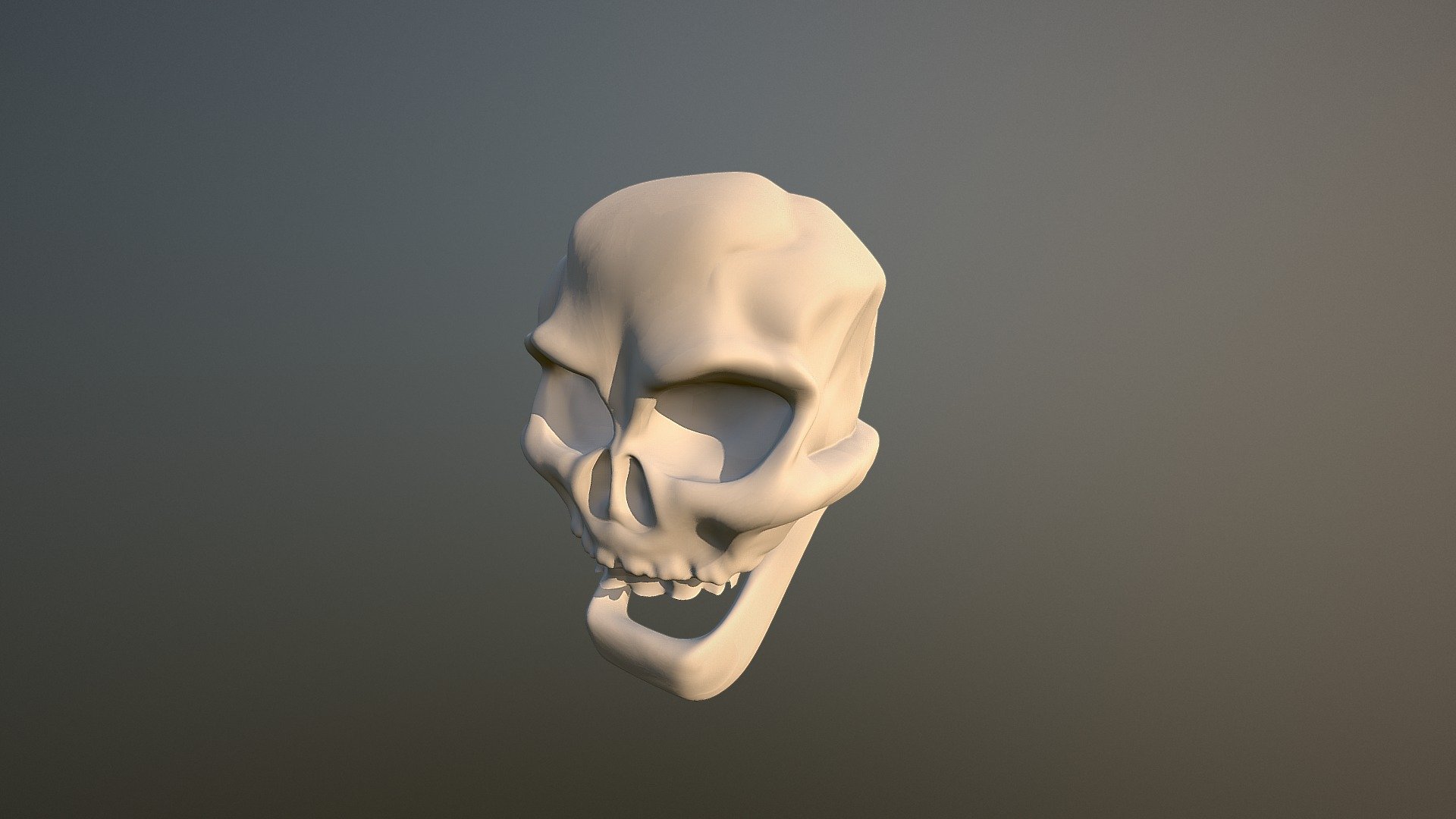 Skull 1 - 3d Model By Fflover [c52094d] - Sketchfab