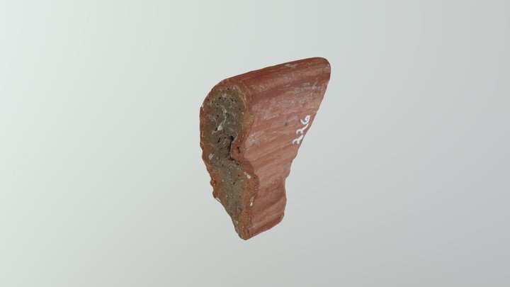 Roman pottery shard 3D Model
