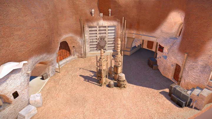 Star Wars: Lars Homestead 3D Model