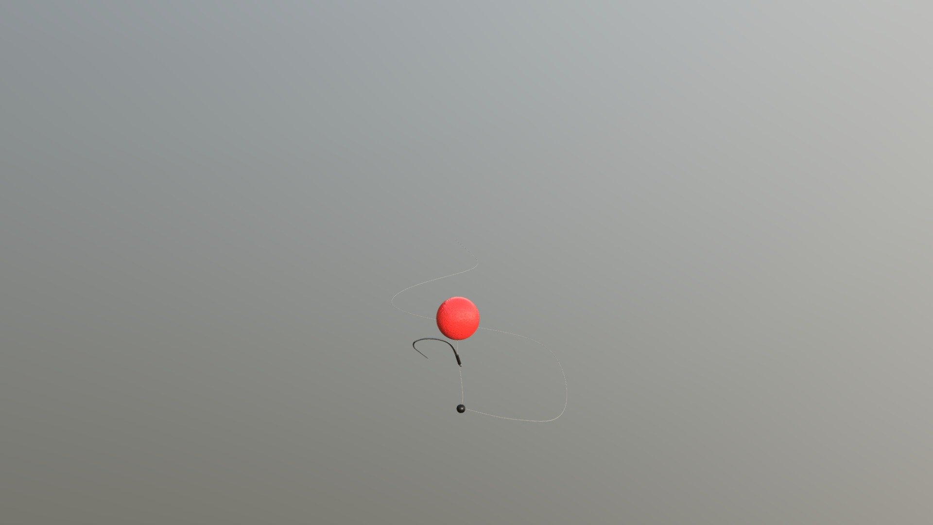 Hair Rig with Red Boilie