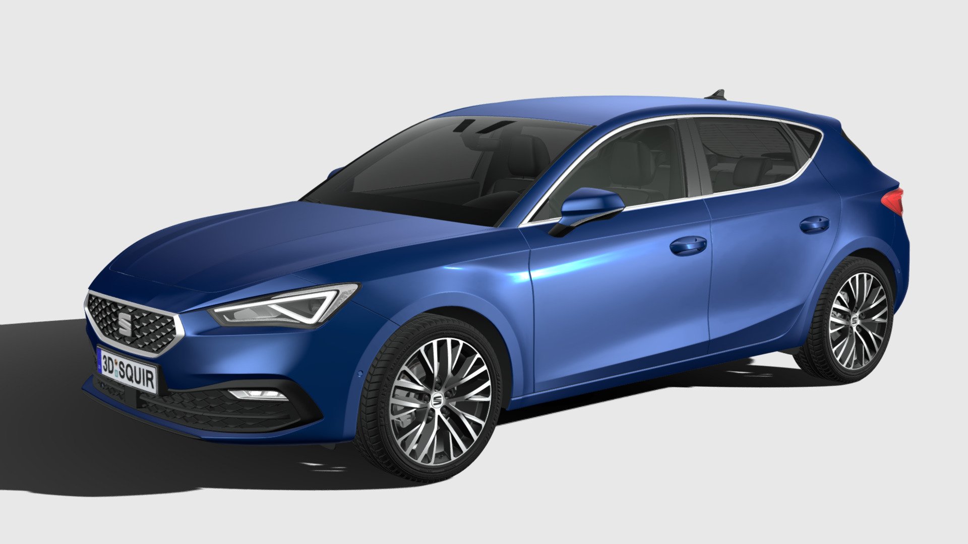 Seat Leon 5-door 2020 - Buy Royalty Free 3D model by SQUIR3D [c521966 ...