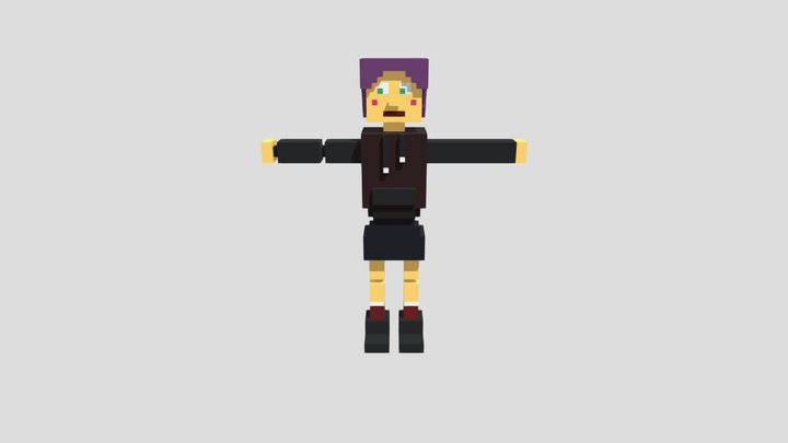 Run Look Back 3D Model