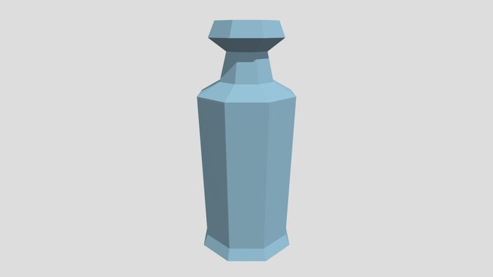 Alcohol bottle 3D Model